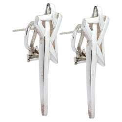 Pre Owned Tiffany & Co. Paloma Picasso Shooting Star Sterling Silver Earrings