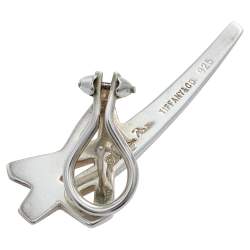 Pre Owned Tiffany & Co. Paloma Picasso Shooting Star Sterling Silver Earrings