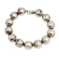 Pre Owned Tiffany & Co. Hardwear Ball Sterling Silver Bracelet