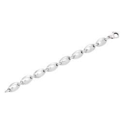 Pre Owned Tiffany & Co. Oval Link Sterling Silver Bracelet