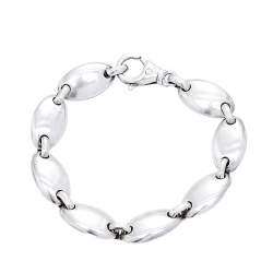 Pre Owned Tiffany & Co. Oval Link Sterling Silver Bracelet