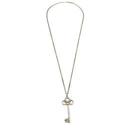 Pre Owned Tiffany & Co. Tiffany Key Sterling Silver Pendant Necklace