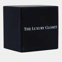 Pre Owned Tiffany & Co. Trefoil Key Silver Pendant Oval Link Chain Necklace