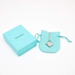 Pre Owned Tiffany & Co. Return to Tiffany Love Pendant Sterling Silver Necklace