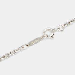 Pre Owned Tiffany & Co. Return to Tiffany Love Pendant Sterling Silver Necklace