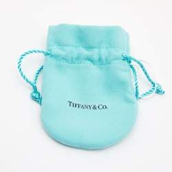 Pre Owned Tiffany & Co. Return To Tiffany Blue Enamel Double Heart Tag Pendant Necklace