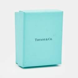 Pre Owned Tiffany & Co. Return To Tiffany Blue Enamel Double Heart Tag Pendant Necklace