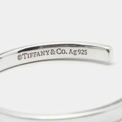 Pre Owned Tiffany & Co. Tiffany 1837 Sterling Silver Open Cuff Bracelet