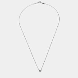 Tiffany & Co. Elsa Peretti Color by the Yard Pink Sapphire Sterling Silver Chain Necklace