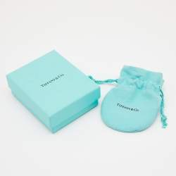 Pre Owned Tiffany & Co. Tiffany Key Enamel Sterling Silver Pendant Necklace