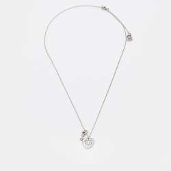 Tiffany & Co. Return to Love Tiffany & Co. Lock Key Charm Heart Tag Sterling Silver Pendant Necklace