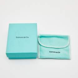 Pre Owned Tiffany & Co. Elsa Peretti Sterling Silver Open Heart Lariat Pearl Necklace