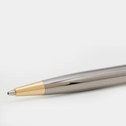 Pre Owned Tiffany & Co. Ruthenium Gold Plated Trim T-Clip Ballpoint Pen