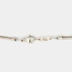 Pre Owned Tiffany & Co. Cross Sterling Silver Pendant Necklace