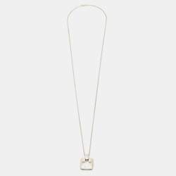 Pre Owned Tiffany & Co. Cross Sterling Silver Pendant Necklace