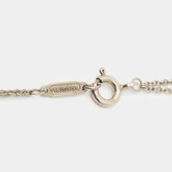 Pre Owned Tiffany & Co. Return to Tiffany Heart Tag Sterling Silver Bracelet