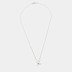 Pre Owned Tiffany & Co. Paloma's Grafitti X Sterling Silver Pendant Necklace