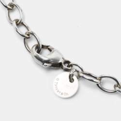 Pre Owned Tiffany & Co. Sterling Silver Infinity Pendant Necklace