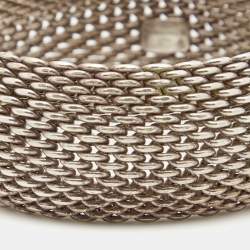 مملوكة مسبقًا Tiffany & Co. Somerset Mesh Sterling Silver Bracelet