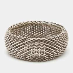 مملوكة مسبقًا Tiffany & Co. Somerset Mesh Sterling Silver Bracelet