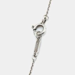 Tiffany & Co. Return To Tiffany Pink Enamel Double Heart Tag Pendant Necklace