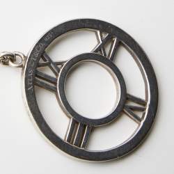 Pre Owned Tiffany & Co. Sterling Silver Atlas Open Pendant Necklace