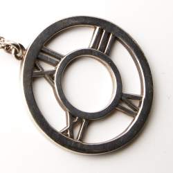 Pre Owned Tiffany & Co. Sterling Silver Atlas Open Pendant Necklace