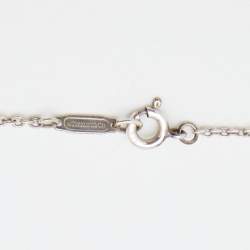 Pre Owned Tiffany & Co. Sterling Silver Atlas Open Pendant Necklace