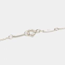 Tiffany & Co. Elsa Peretti Tear Drop Pendant Silver Chain Necklace