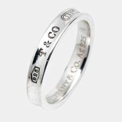 Pre Owned Tiffany & Co. Tiffany 1837 Sterling Silver Band Ring