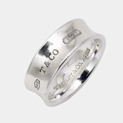 Tiffany & Co. Tiffany 1837 Sterling Silver Band Ring Size 55