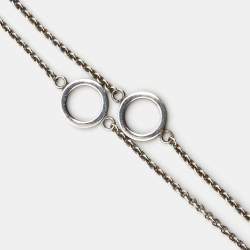 Pre Owned Tiffany & Co. Circles Sterling Silver Station Necklace
