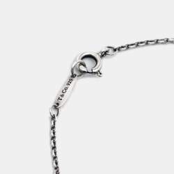 Pre Owned Tiffany & Co. Elsa Peretti Teardrop Sterling Silver Bracleet