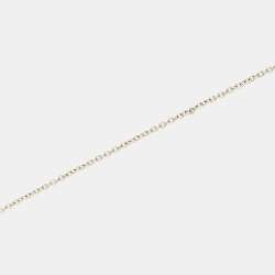 Pre Owned Tiffany & Co. Tiffany Key Diamond Sterling Silver Pendant Necklace