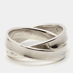 Pre Owned Tiffany & Co. Tiffany 1837 Interlocking Circles Sterling Silver Pendant