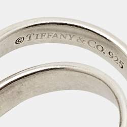 Pre Owned Tiffany & Co. Tiffany 1837 Interlocking Circles Sterling Silver Pendant