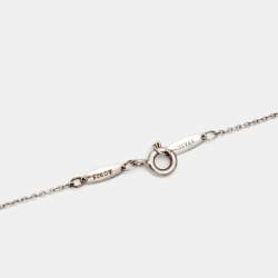 Pre Owned Tiffany & Co. Elsa Peretti Starfish Sterling Silver Pendant Necklace