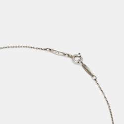 Pre Owned Tiffany & Co. Elsa Peretti Teardrop Sterling Silver Pendant Necklace