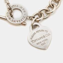 Tiffany & Co. Return To Tiffany Love Heart Tag Sterling Silver Toggle Bracelet