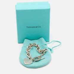 Tiffany & Co. Return To Tiffany Love Heart Tag Sterling Silver Toggle Bracelet