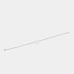 Tiffany & Co. Return To Tiffany Heart Tag Double Chain Sterling Silver Bracelet