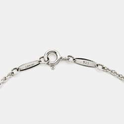 Pre Owned Tiffany & Co. Elsa Peretti Round Disc Charm Sterling Silver Bracelet