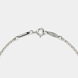 Pre Owned Tiffany & Co. Elsa Peretti Round Disc Charm Sterling Silver Bracelet