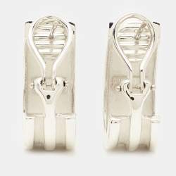 Pre Owned Tiffany & Co. Atlas Groove Sterling Silver Earrings