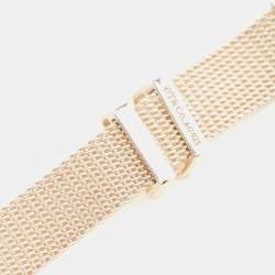 Pre Owned Tiffany & Co. Somerset Sterling Silver Narrow Buckle Wrap Bracelet