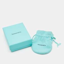 Pre Owned Tiffany & Co. Return to Tiffany Sterling Silver Heart Charm Bead Bracelet