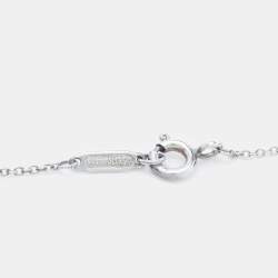 Tiffany & Co. Return To Tiffany Double Heart Tag Enamel Silver Pendant Necklace