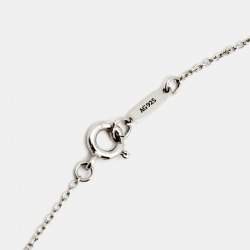 Pre Owned Tiffany & Co. Bow Sterling Silver Necklace