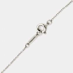 Pre Owned Tiffany & Co. Bow Sterling Silver Necklace