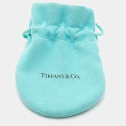 Pre Owned Tiffany & Co. Knot Key Pendant Enamel Sterling Silver Necklace